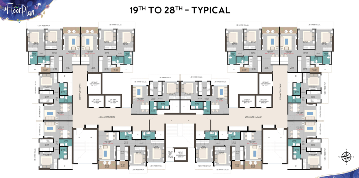 FLOOR PLANS SHIVANI RUDRAM KANDIVALI WEST, SHIVANI RUDRAM MG ROAD KANDIVALI WEST