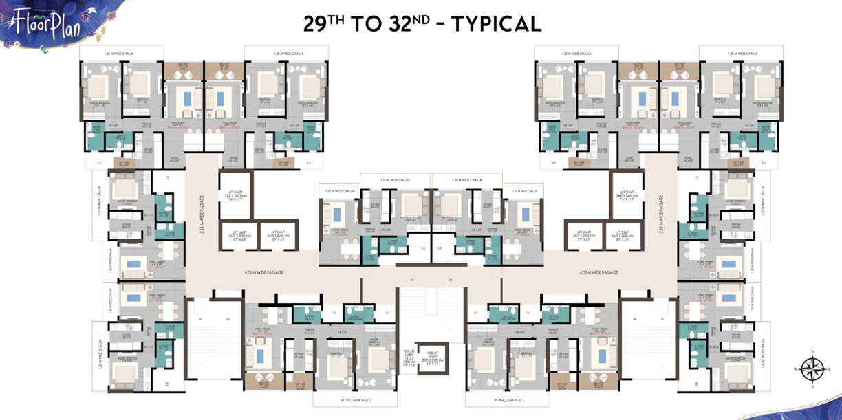 FLOOR PLANS SHIVANI RUDRAM KANDIVALI WEST, SHIVANI RUDRAM MG ROAD KANDIVALI WEST