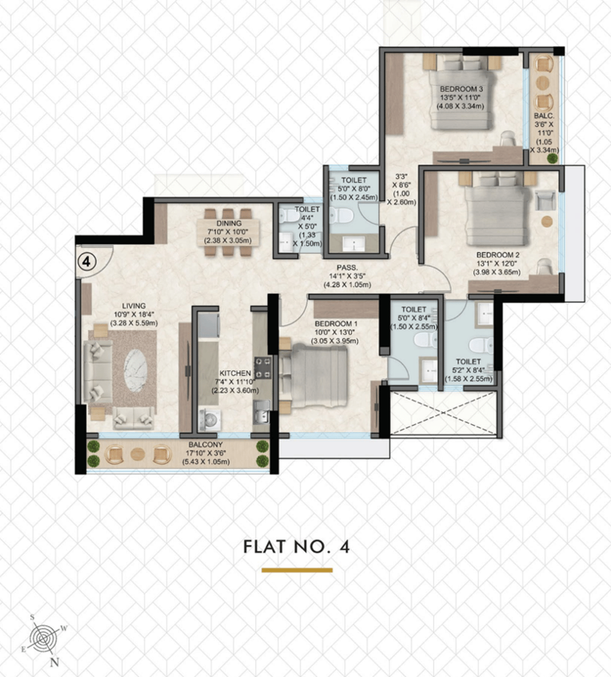 Floor Plans Platinum Solitaire Vile Parle East, Platinum Solitaire Irla