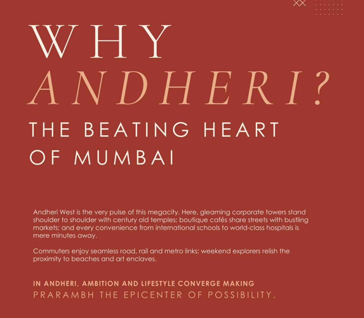 ADDRESS CHANDIWALA PEARL UNIVERSE ANDHERI WEST, CHANDIWALA PEAR UNIVERSE VEERA DESAI ROAD, CHANDIWALA PROJECT NEAR MVM SCHOOL