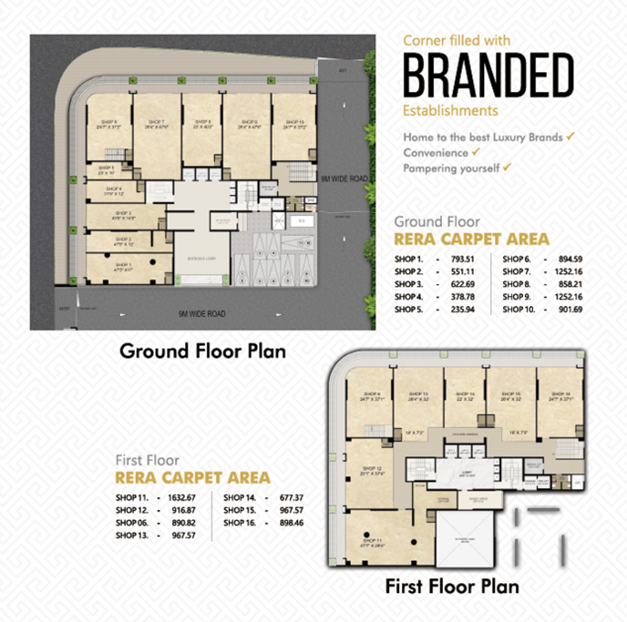FLOOR PLAN COMMERCIAL SONAM OPULENCE BHAYANDAR EAST, SONAM OPULENCE, GOLDEN NEST ROAD, BHAYANDAR EAST