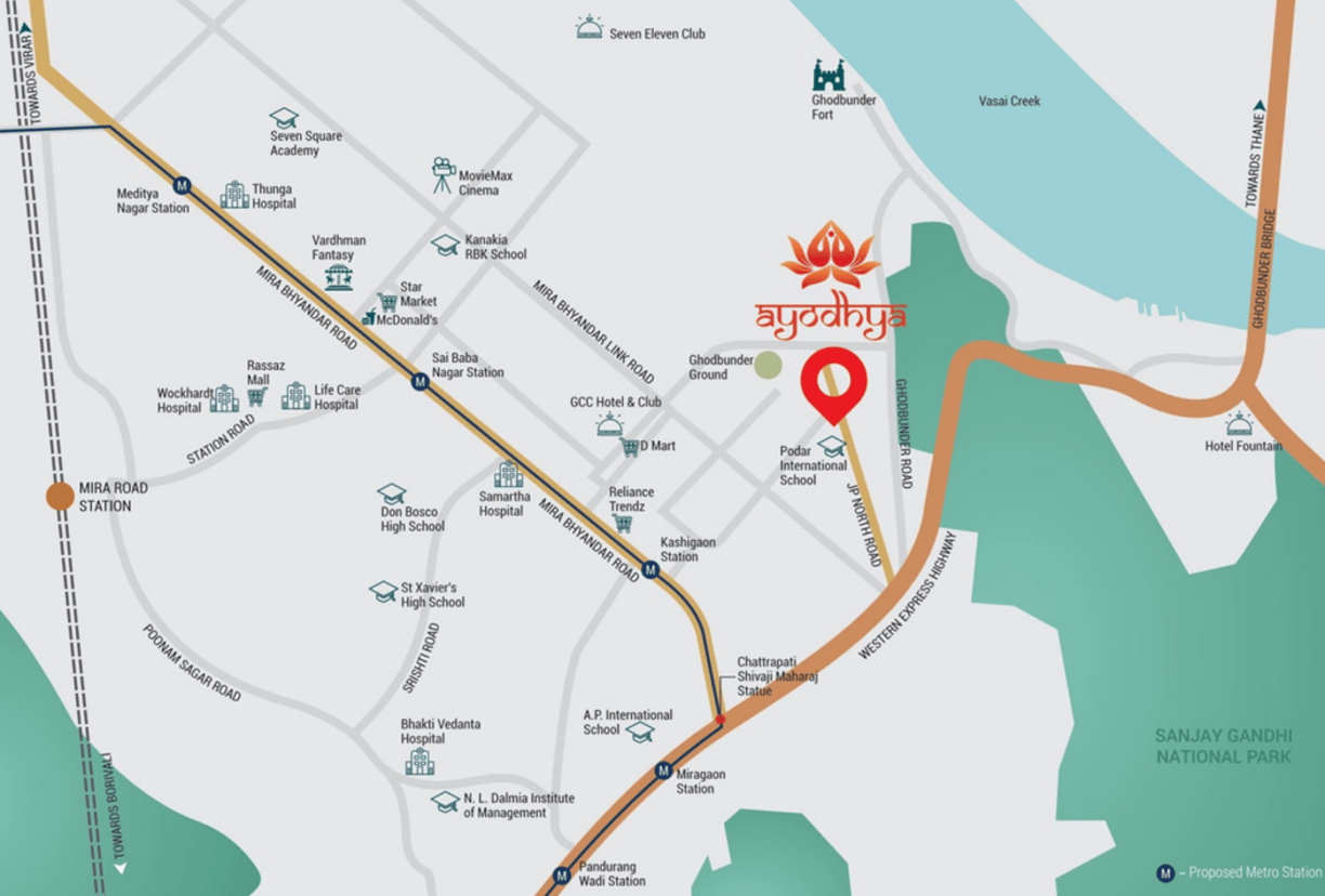 LOCATION 711 AYODHYA MIRA ROAD EAST, 711 AYODHYA VINAY NAGAR MIRA ROAD EAST