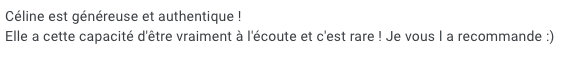 Temoignage client Céline folly therapie lille