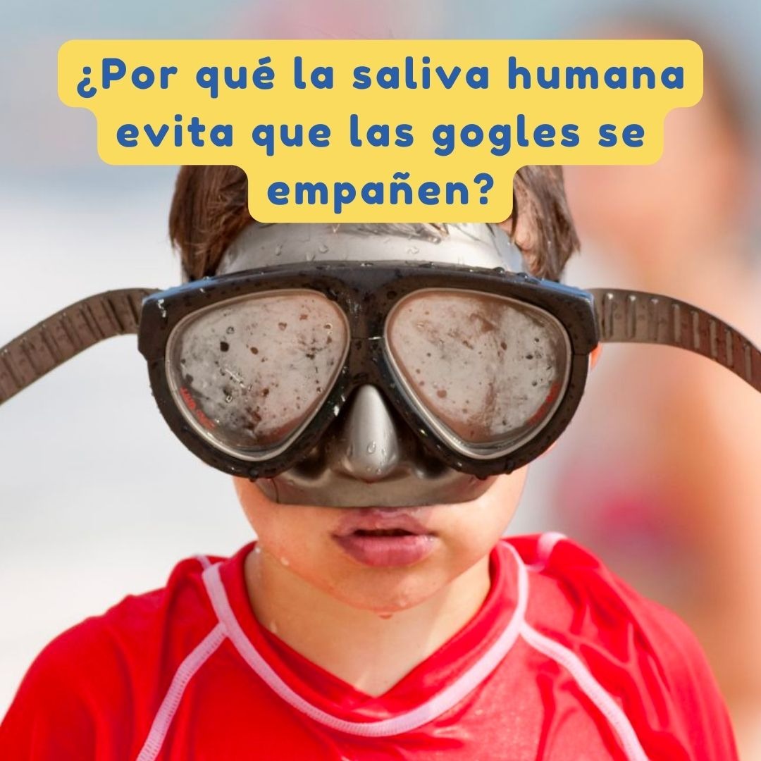 empañamiento de gogles con saliva