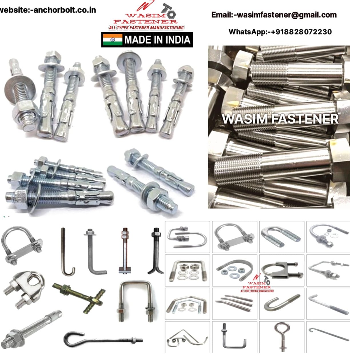 Anchor Fastener Wedge Anchor Anchor Bolt 