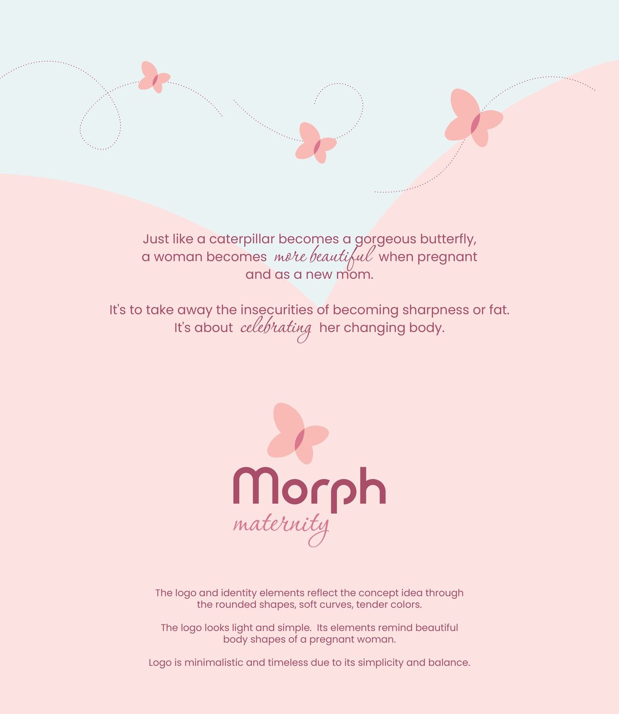 Pregnancy care brand identity and logo design