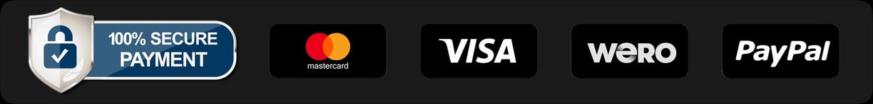 payment : mastercard - visa - wero - paypal