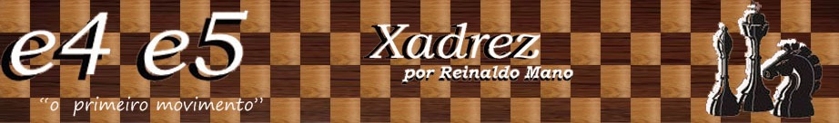 logotipo do site e4e5 - xadrez por Reinaldo Mano