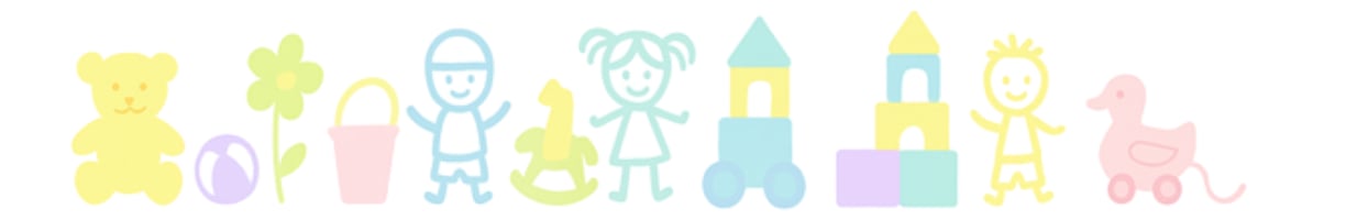 Frise avec des dessins enfantins