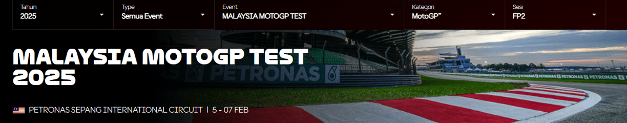 moto gp test malaysia