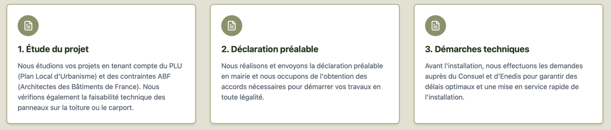 étude de projet, déclaration préalable, plu, ABF, consuel, enedis
