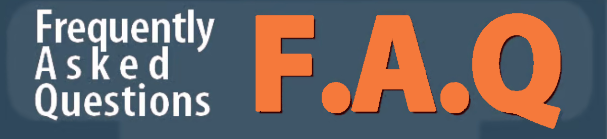 F.A.Q Frequently Asked Questions banner