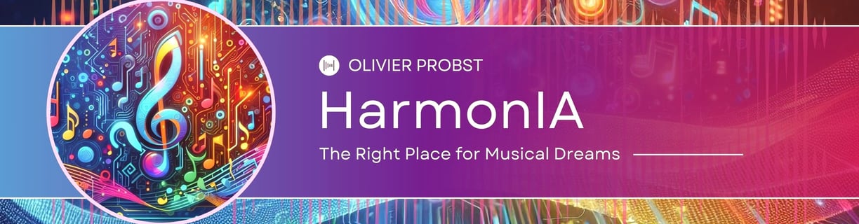 Bannière HarmonIA - The Right Place for Musical Dreams