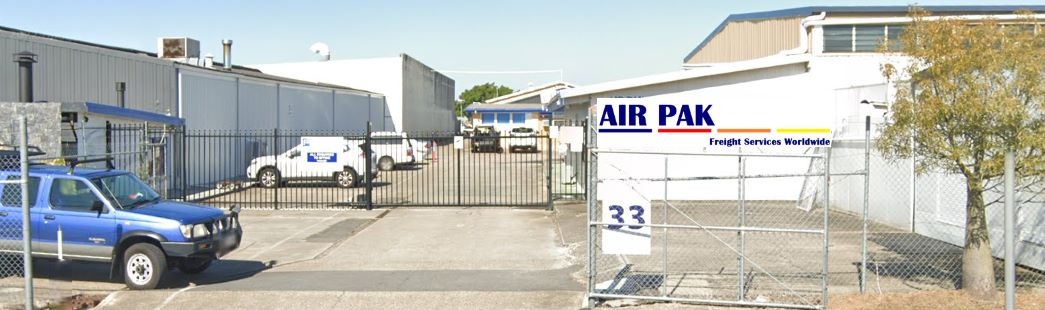 Street view of Air Pak Freight Services offices located at 33 Curtin Avenue West, Hamilton 4007