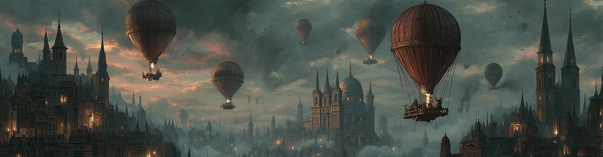 Steampunk Aesthetic City