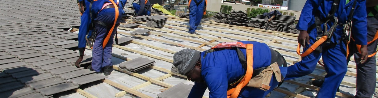 Roofing project, Sandton. Environmental Pro Construction