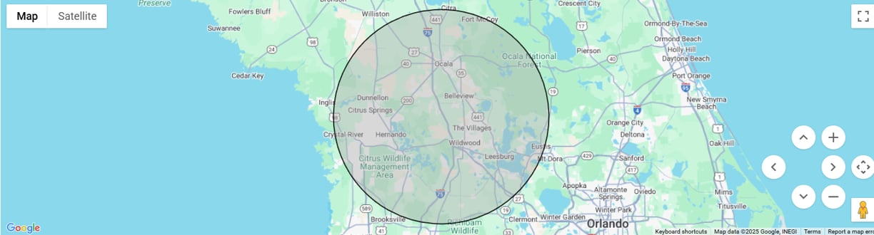 A map off the services area