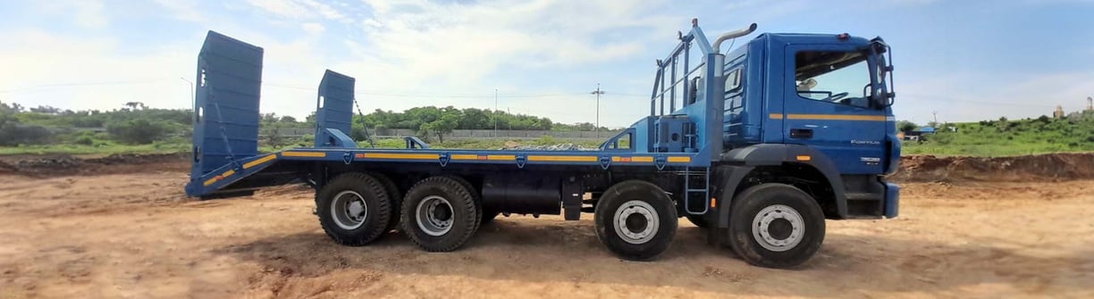 Rigid Flatbed Truck Body suitable for North India road conditions.