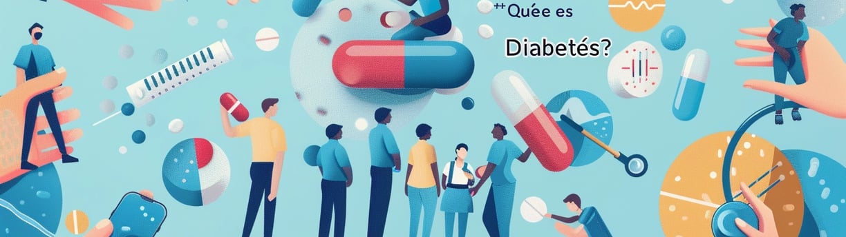a group of people with different types of Diabetes.