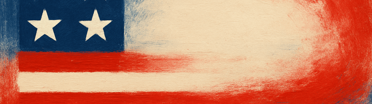 Artistic US flag