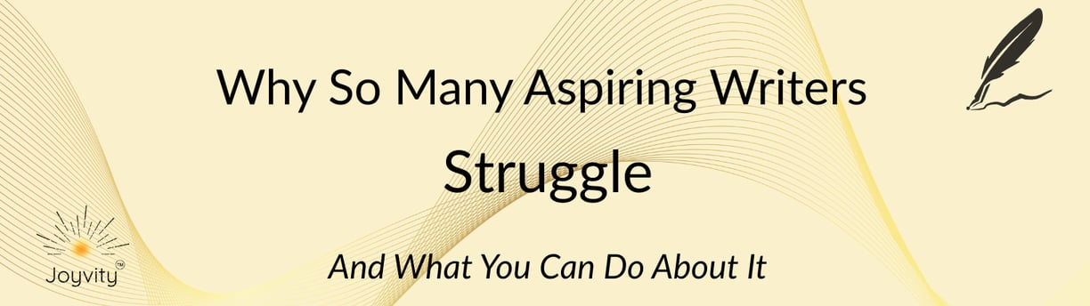 a pen and a pen with the words why so many writers struggle