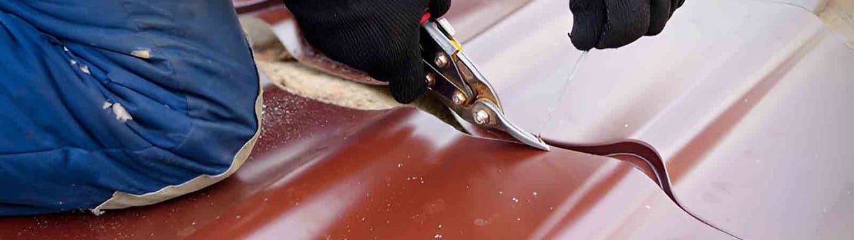 shears for cutting metal roofing