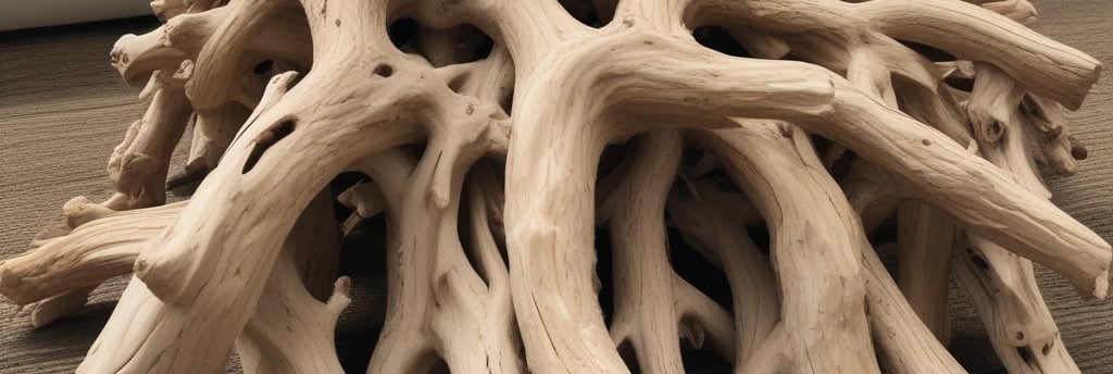 a close up of a wooden wall with a light shining on it