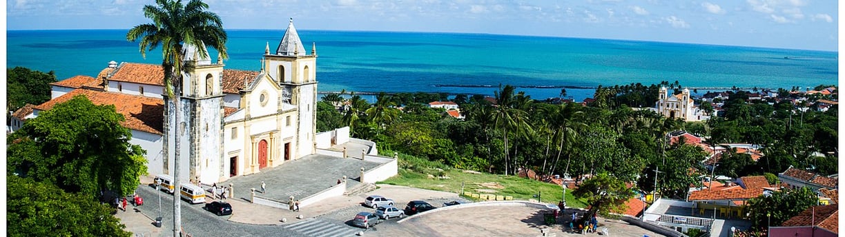 Praça histórica do Alto da Sé em Olinda