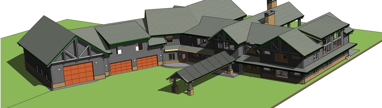 Residence Timber Frame inspired Architecture Design 