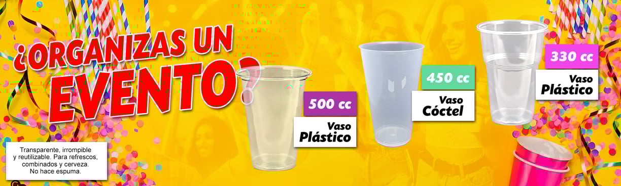 vasos para eventos