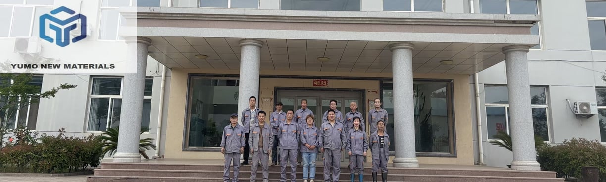 Photos of personnel from Yumo New Materials Factory
