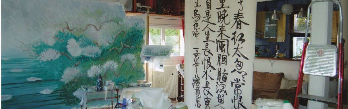 Atelier de l'artiste France CRUSE.
