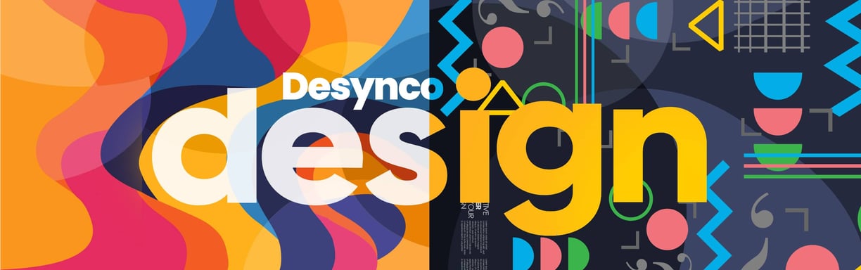 Desynco – A bold and vibrant design showcasing creativity, innovation, and artistic excellence in graphic design.