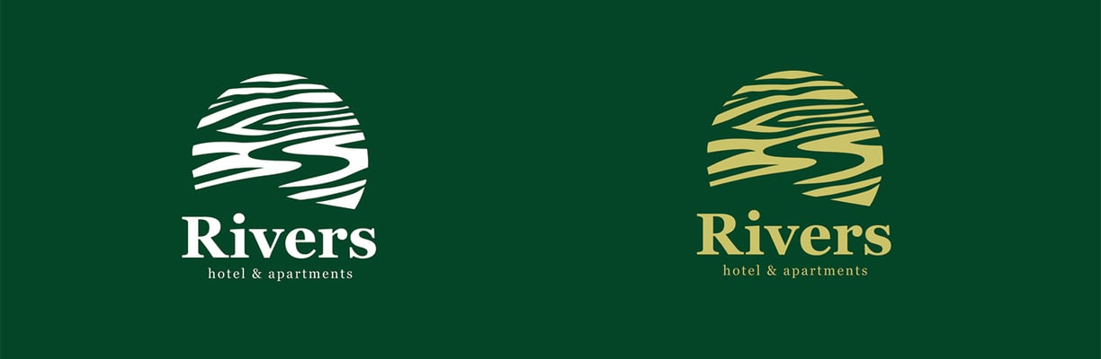 logo design: rivers hotel