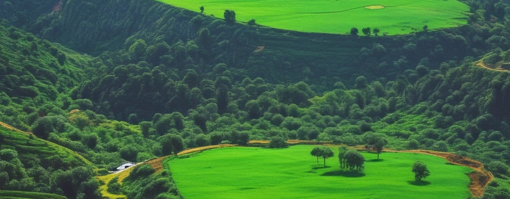 green mountain under white sky during daytime