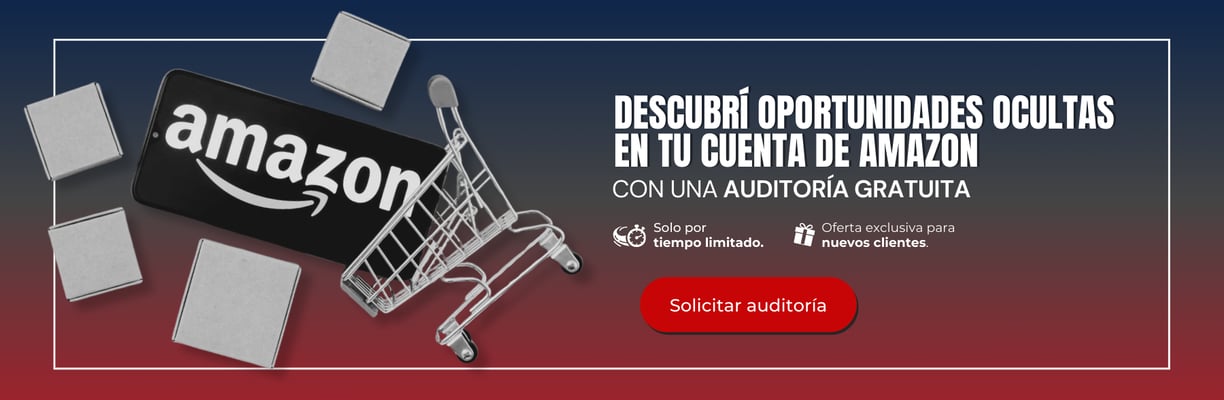 banner auditoría gratuita cuenta de amazon. Amazon oportunidad de crecimiento para cuentas de amazon