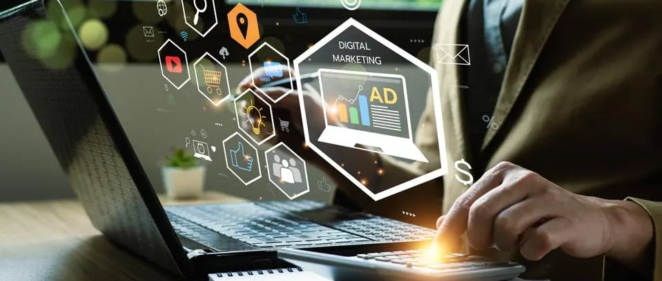 Digital Marketing manager working on project