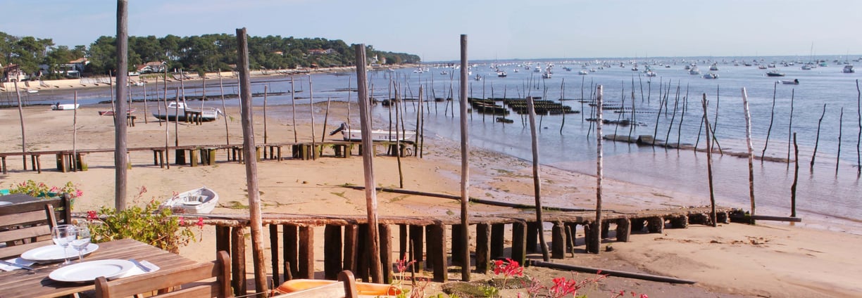 view of the bay of Arcachon