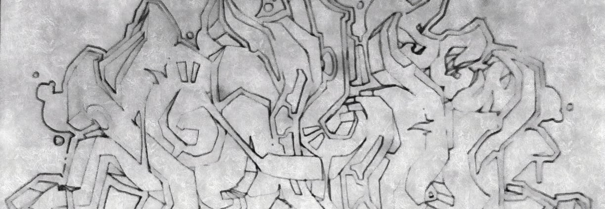 graffiti sketch