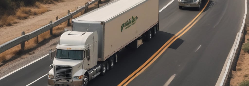 Two yellow moving trucks are parked on a dirt road next to a building. The trucks are labeled with 'Agarwal Packers & Movers,' indicating they are used for transporting goods. The background includes a simple building with minimal decoration and some greenery.