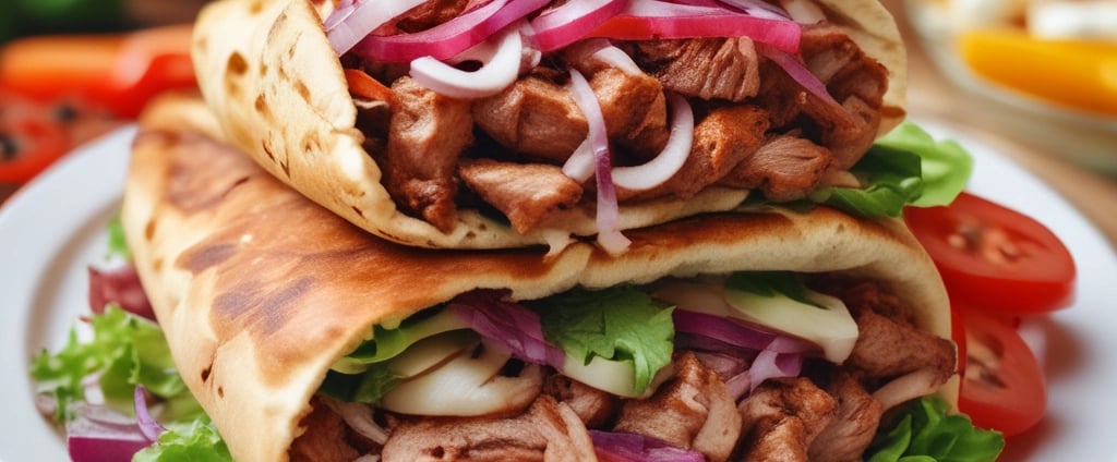 Indiano che taglia il Kebab