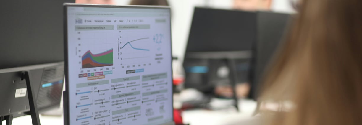 Executive reviewing company data and performance improvements built by Scardino Strategic Partners