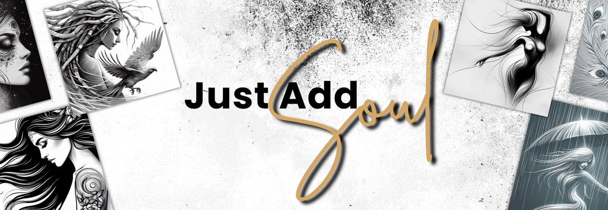 Just Add Soul cover image showcasing some printable wall art