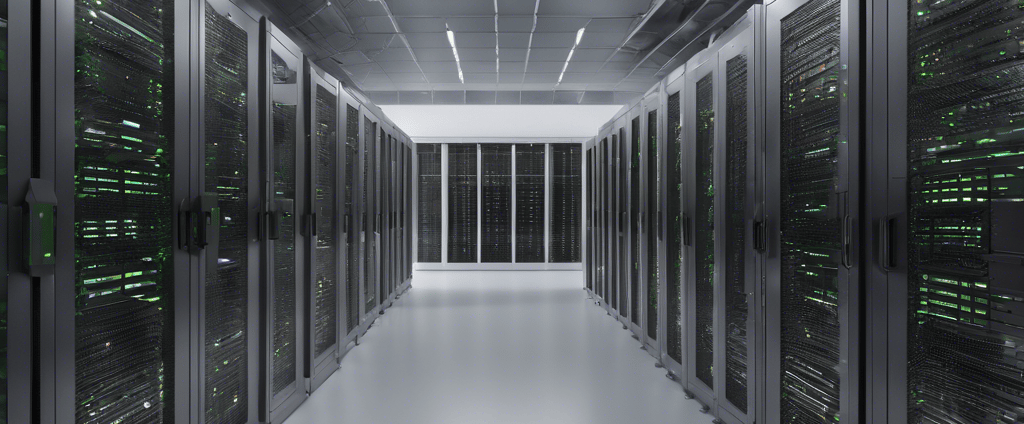 a group of people standing around a display of video screens