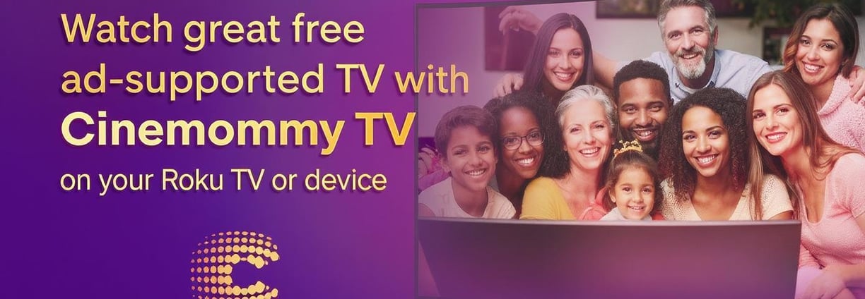 a tv screen with a family on it and the words, watch the tv ad