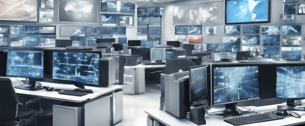 a red background with a line of white circles