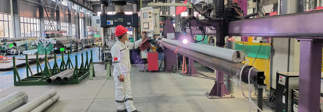 PMI Piping workshop for welded pipes