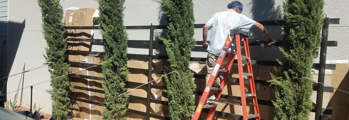 Fabrication and Installation of Iron Trellis