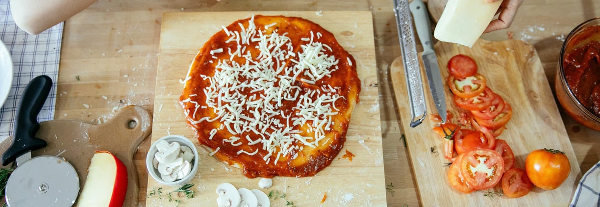 pizza base tomate