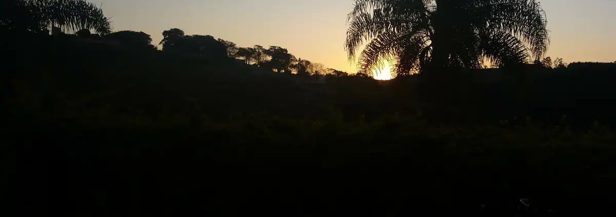 pôr do sol